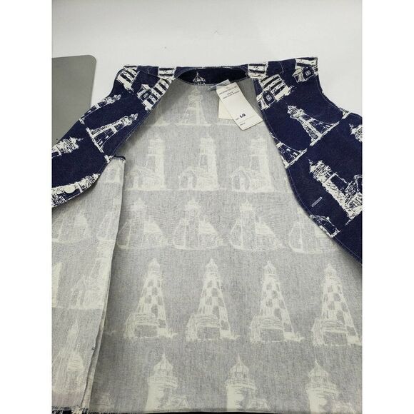 Michigan Rag Company Lighthouse Vest Blue Denim - Picture 7 of 12